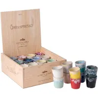 Costa Nova Espresso Kopjes Grespresso Multicolor 80 ml - 40 stuks - Gift box