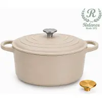 Relance Redelaar braadpan gietijzer 26cm mat light-sandy beach