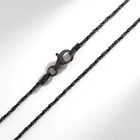 Cavill - Elegante 925 Sterling Zilver Ketting Dames - 80 cm Lange Filigrane Criss-Cross Ketting met Karabijnsluiting - Fijne Zilveren Ketting