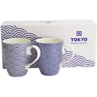 Tokyo Design Studio Nippon Blue mok 38 cl set van 2