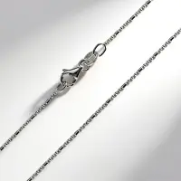 Cavill - Zilveren Ketting - 925 Sterling Zilver - 45 cm - Fijne Lichte Halsketting Dames - Gepolijst Modern Comfortabel Sieraad