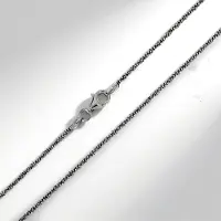 Cavill - 925 Sterling Zilveren Ketting Dames 50 cm - Modern Criss-Cross Lichtgewicht Design - Zilverkleurig - Elegante Ketting met Karabijnsluiting