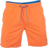 Riverso Heren Short RIVDavid bequem Oranje M Volwassenen Sneldrogende Zwemshort met Trekkoord