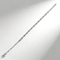 Cavill - Zilveren Ketting 925 Sterling Zilver - 45 cm Lichtgewicht - Karabijnsluiting - Elegante Ovale Schakels