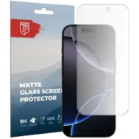 Rosso Anti-Reflectie Tempered Glass Geschikt voor Apple iPhone 16 Pro -Anti-Reflectie Screen Protector - Case Friendly - Anti-Reflecterend