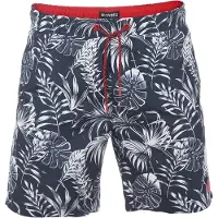 Riverso Heren Short RIVKai bequem Blauw M Volwassenen Zwemshort met Print met Elastische Band