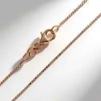 Cavill - Zilveren ketting 45 cm - 925 Sterling zilver rosé verguld - Venetiaanse filigrain - Luxe minimalistische dames ketting