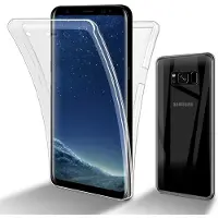 Cadorabo TPU 360 graden hoesje (Galaxy S8), Smartphonehoes, Transparant