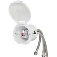 PLASTIMO Behuizing mengkraanset - wit - rond