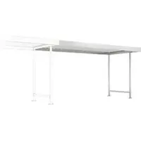 WSM Overkappingssysteem model Leipzig, eenzijdig, aanbouweenheid, D 2200 mm, B 4300 mm, gegalvaniseerd