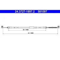 Ate 24.3727-1097.2 Handremkabel