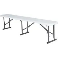 Lifetime Kunststof bank opbouwbaar - 29x183x42cm