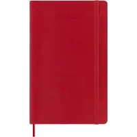 Moleskine 18 Maanden Agenda - 2026/27 - Wekelijks - Large - Zachte Kaft - Rood