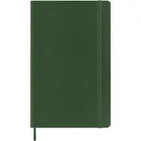 Moleskine large 18 maanden weekagenda 2026-2027 softcover mirtegroen EN