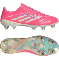 Adidas Copa Pure IV Elite IJzeren-Nop Voetbalschoenen (SG) Felroze Zilver Wit