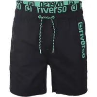 Riverso Heren Short RIVBobby regular fit Zwart 3XL Volwassenen Zwembroek met Print