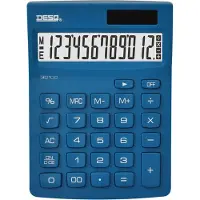 Aveli bureaurekenmachine New Generation Compact 30100, donkerblauw - 2 stuks
