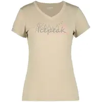 Icepeak Burnham T-shirt Met Korte Mouwen Beige M Vrouw
