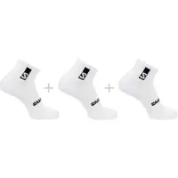 Salomon Everyday Ankle 3-Pair Socks White Unisex || Maat: 42-44