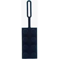 LEGO - Bagage label - Zwart - blok - Rugzakhanger - Vanaf 6+ jaar