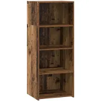 vidaXL Highboard Oud hout 50 x 41 x 124 cm Bewerkt hout