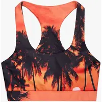Blue Sky Inn Sport bh 'Tropical Sunset Bra top' donkeroranje