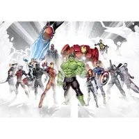 Komar Fotobehang Avengers Unit - Meerkleurig - 2,54m X 368cm