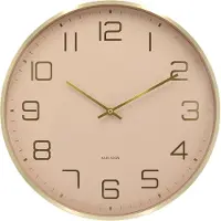 Karlsson wandklok elegance glow zacht- Ø40cm