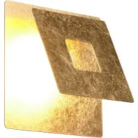 TRIO LEANO - Wandlamp - Goud - incl. 1x SMD 6 W -
