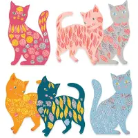 Djeco Creatiefspel Knutsselen met papier De katten van Elodie