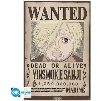 One Piece Poster One Piece - Wanted Sanji Wano 61x91,5cm