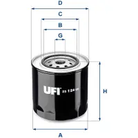 Ufi 24.015.00 Brandstoffilter