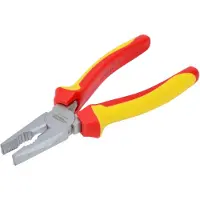 AWTOOLS VDE-Serie - Geïsoleerde Universele Tang - 180mm - Antislip Handvat - CrV Staal