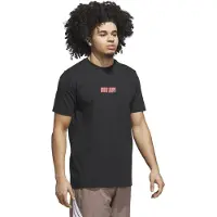 Adidas Unisex Performance Hoops Graphic Tee Black Maat: S | Tops Outlet | Unisex | Zwart