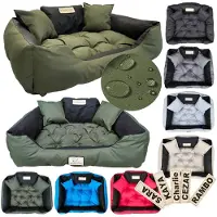 AIO Factory Hondenmand KINGDOG 145x115 cm gepersonaliseerd waterdicht groen