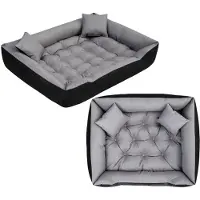 AIO Factory Hondenbed ECCO, kennelmodel, 55x45 cm, waterdicht, grijs
