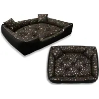 AIO Factory Hondenbox 100x75 cm waterdicht been goud