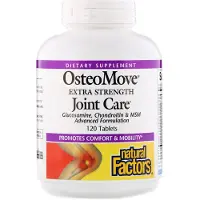 Natural Factors – Osteomove Gewrichtszorg Extra Sterk, 120 tabletten