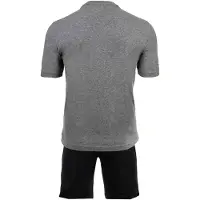 Emporio Armani Pyjama kort grijs / zwart