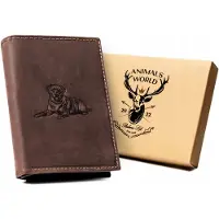 Always Wild Heren Portemonnee Leer Bruin - RFID Bescherming & Ruim Interieur