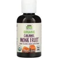 Now Foods – Biologische Vloeibare Monk Fruit Caramel 53 ml