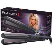 Remington Fer à Lisser, Lisseur Plaques Flottantes XL Céramique Avancée, Température Modulable, Lissage Facile, Chauffe Rapide - Accessoire Inclus - S5525