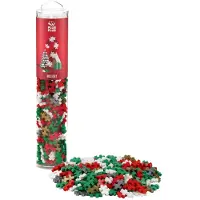 Plus plus Tube holiday Christmas Kerst 240 delige bouwset - 4304 - Bouwspeelgoed - Constructiespeelgoed - Set met bouwstenen - Vanaf 5 jaar