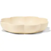 HEMA Schaal ⌀30x6cm Keramiek Bloemvorm Zand (zand)