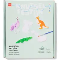 HEMA Magneten Van Gips Dieren - 6 Stuks