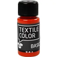 Creativ Company Textielverf - Kledingverf - Oranje - Basic - Textile Color - Creotime - 50 ml
