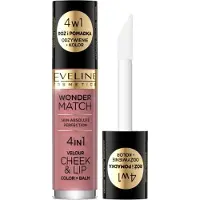 Eveline Cosmetics Wonder Match Velour Cheek&Lip blush en vloeibare lipstick 02 4,5ml