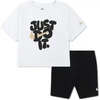 Nike Set 'BOLD PLAY' abrikoos / zwart / wit