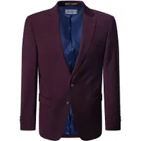 Pierre Cardin Modern Fit Blazer rood, Effen
