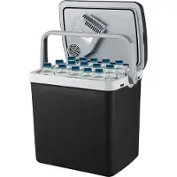 Moa thermo-elektrische koelbox - 32 liter - koud en warm functie - 12V/230V - zwart